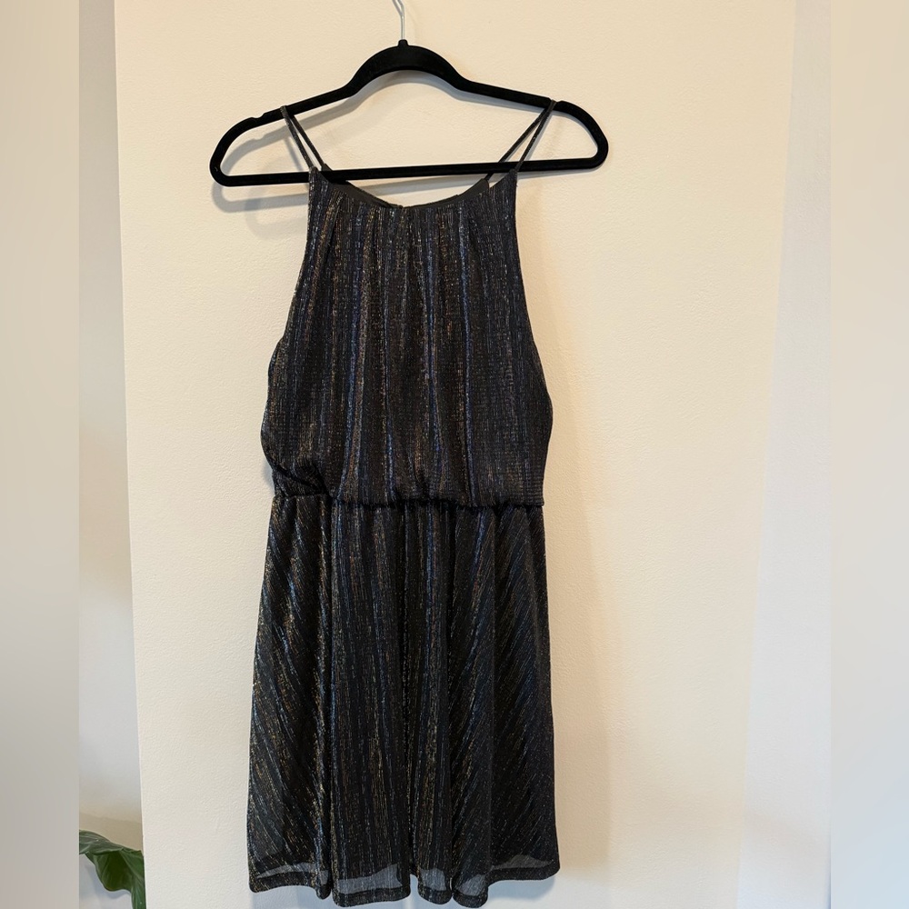 Black and Gold Dress